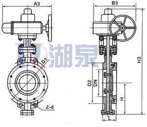 d943h-10c電動(dòng)硬密封蝶閥